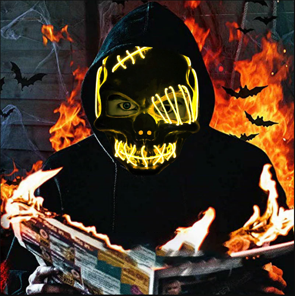 Glowing Horror Vendetta Mask™️