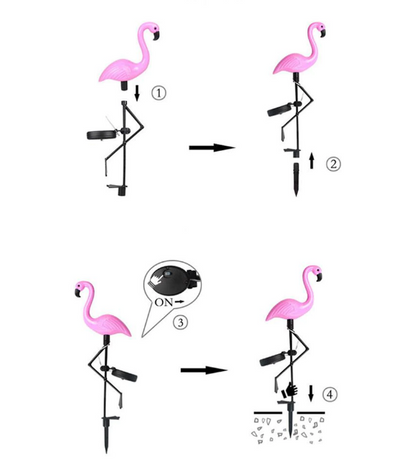 LED Solar Flamingo™️