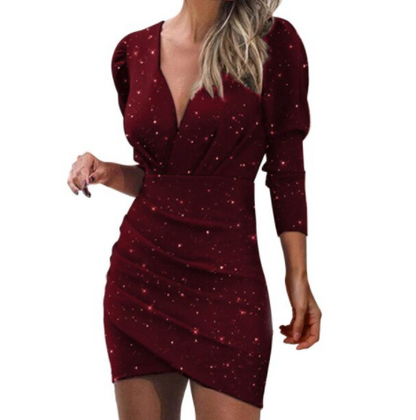 Elegant Starry Night Dress™
