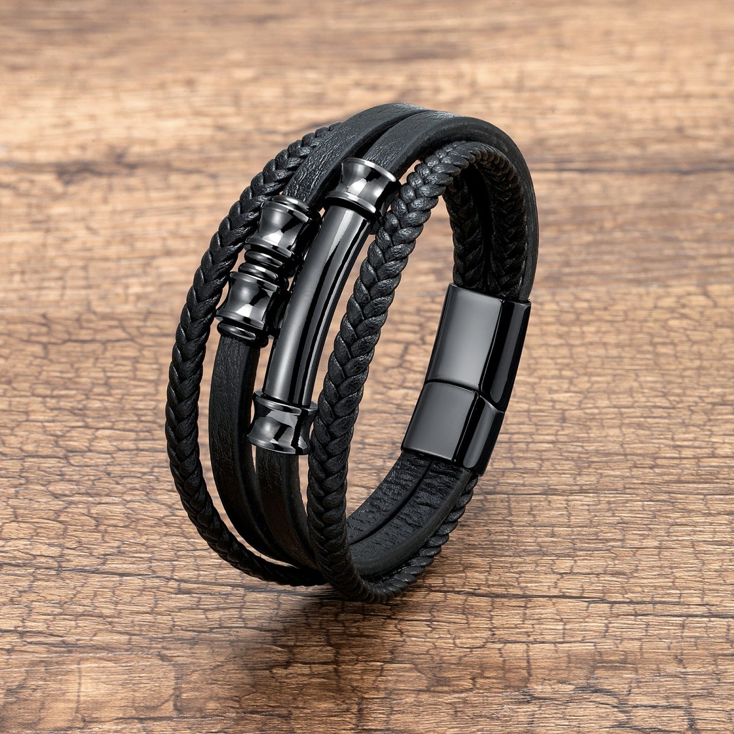 Weaved Bracelet | Lederen Armband