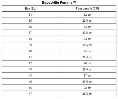 Espadrille Femme™️