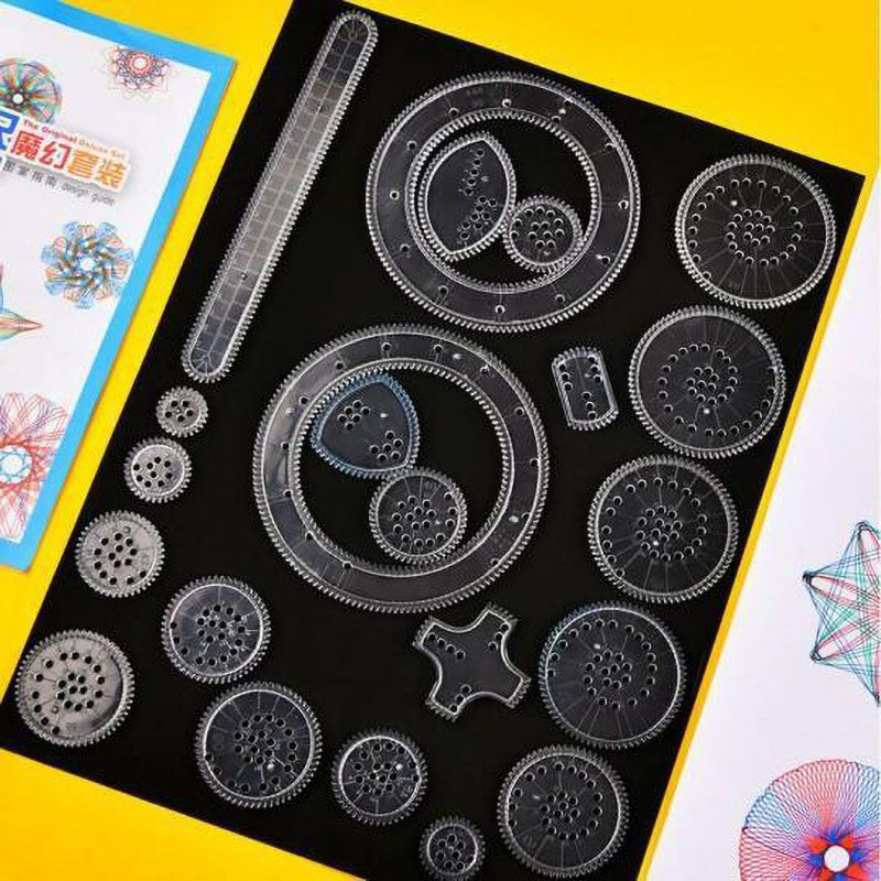 22pcs Spirograph