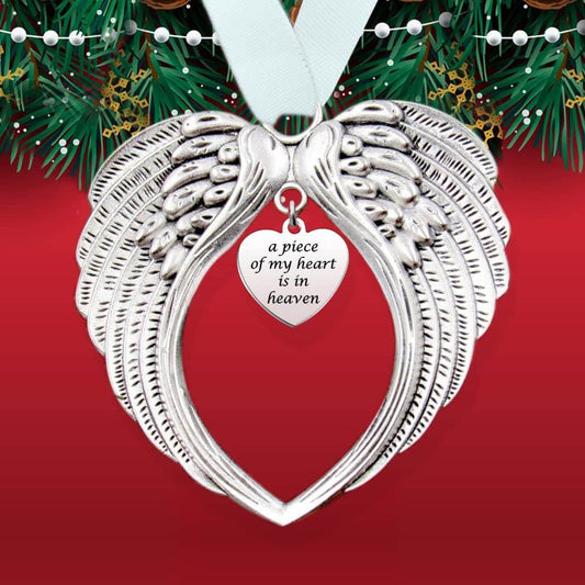 Angel Wings | Een stukje van mijn hart is in de hemel Ornament