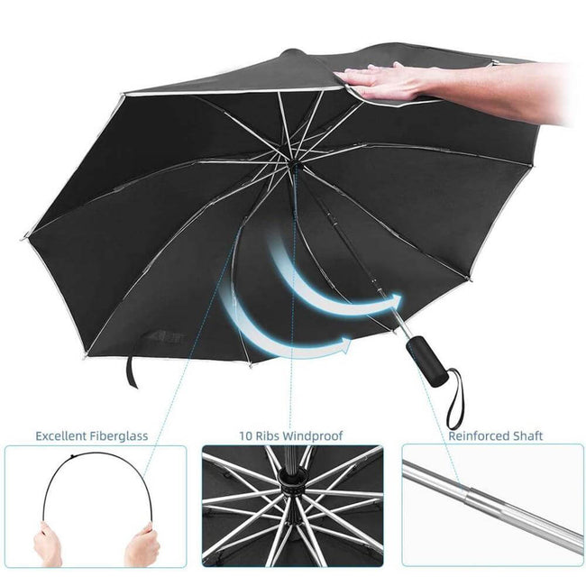 Automatische Reflecterende Paraplu