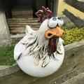 Chicken Yard Art Metal™️