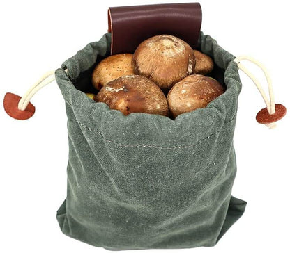 Leder Waxed Canvas zakje