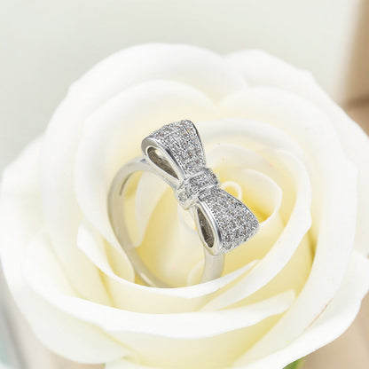 Diamanten Bow Ring