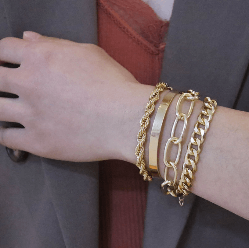 Chain Armbanden Set