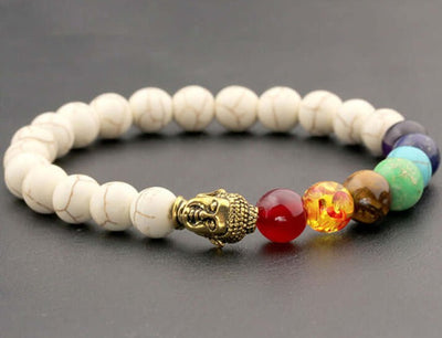 7 Chakra Boeddhistische Kralen Armband
