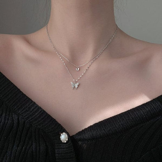 Double Butterfly Ketting