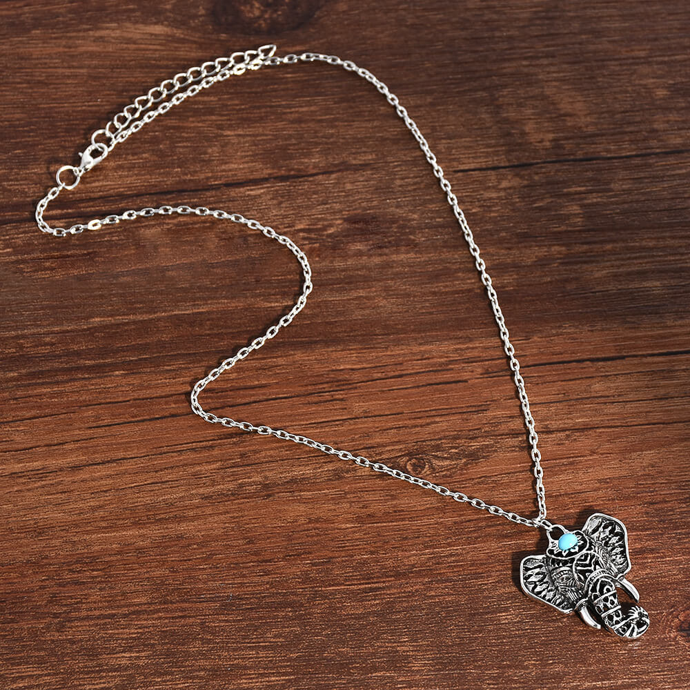Boho Olifant Ketting