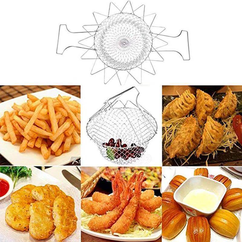 Chef Basket ｜Opvouwbare Multifunctionele Lek Mand