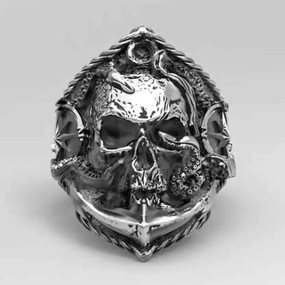 Gothic Schedel Ring