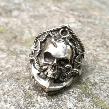 Gothic Schedel Ring