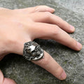 Gothic Schedel Ring