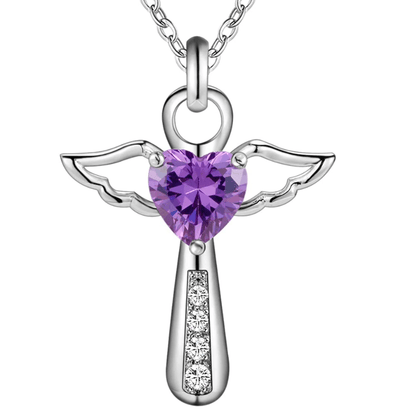 Engel Vleugels Kruis Ketting