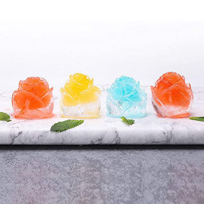 3D Roos Vorm Ijsblokjesvorm