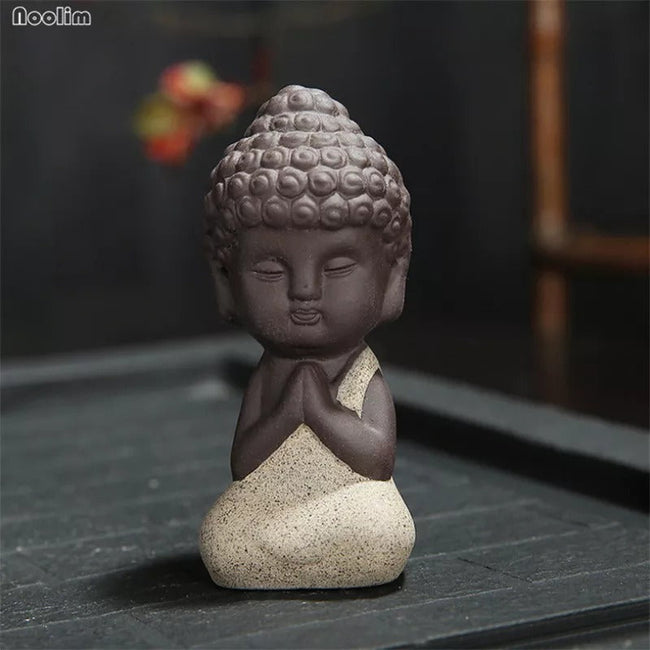 Little Monks | Buddha Monnik Beeld voor Vrede | 50% KORTING