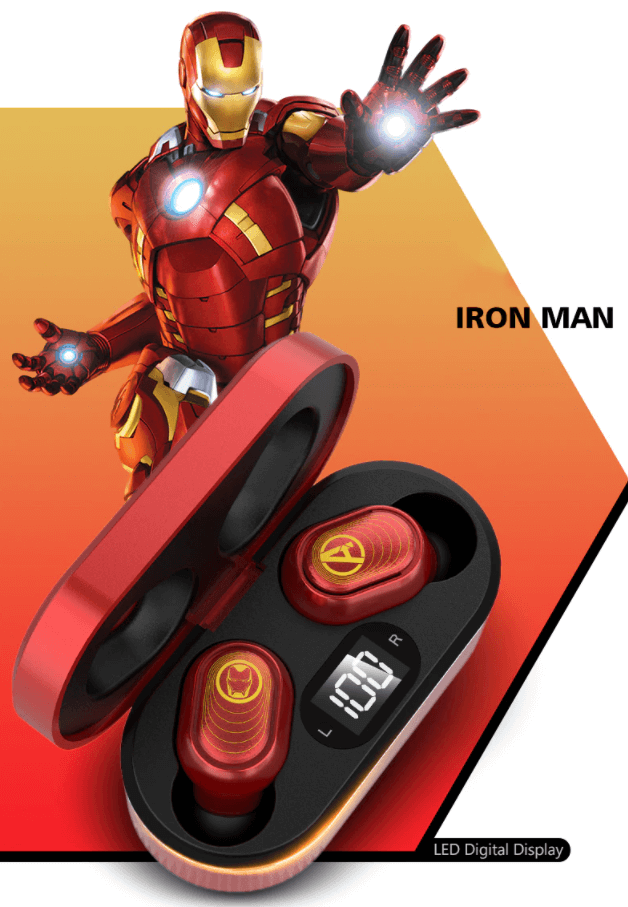 Avengers LED Scherm Draadloze Oordopjes