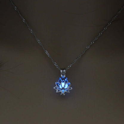 Lichtgevende Lotus Ketting