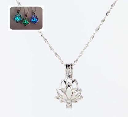 Lichtgevende Lotus Ketting