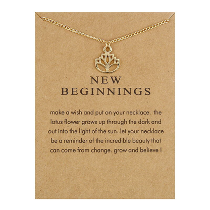 Geluks Lotus Ketting
