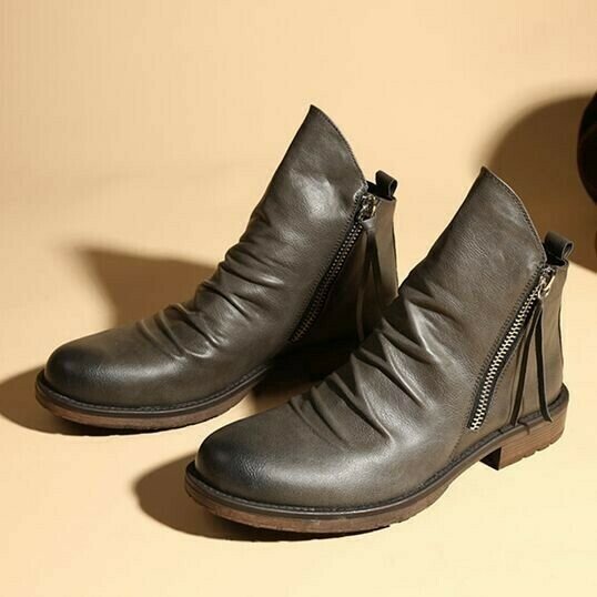 Heren Casual Leren Laarzen