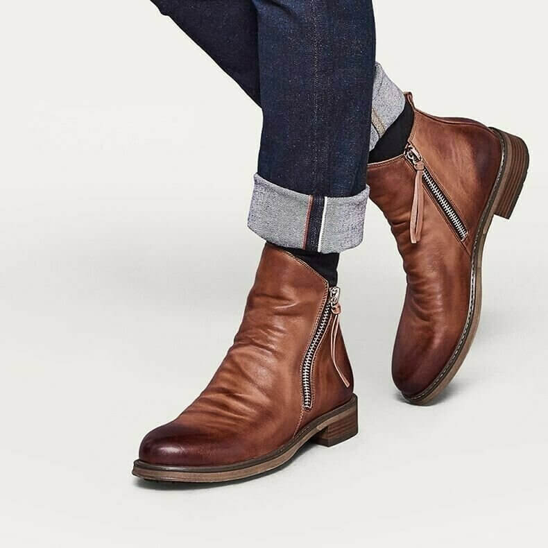 Heren Casual Leren Laarzen