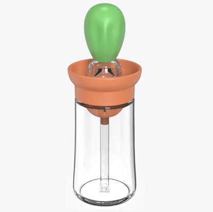 Olieverdeler Fles Met Siliconen Borstel