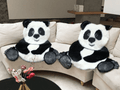 Panda Print Vloerkleed