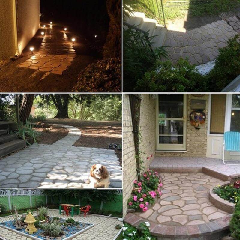 DIY tuinpad mal