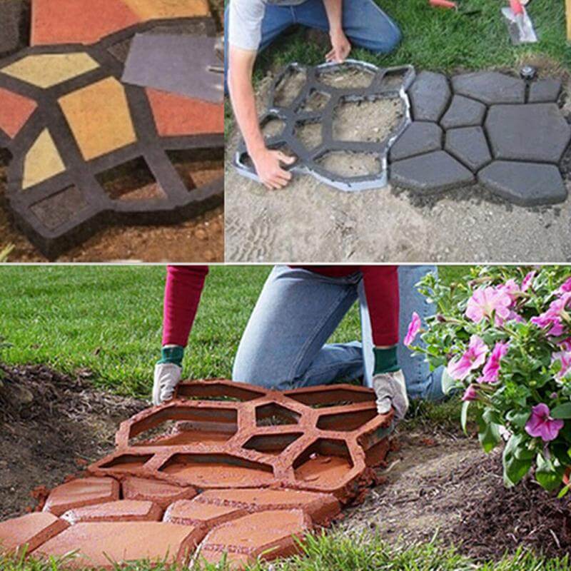 DIY tuinpad mal