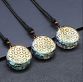 Sri Yantra Orgoniet Chakra Ketting