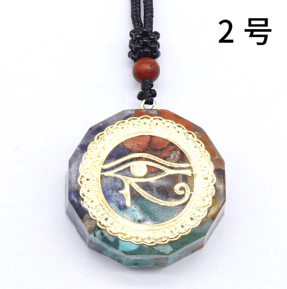 Sri Yantra Orgoniet Chakra Ketting