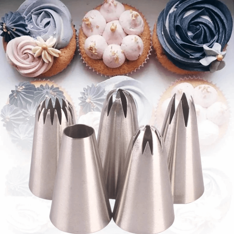 Professionele Spuitkopjes Set