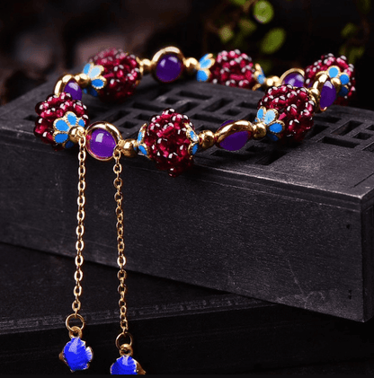 Granaat Edelsteen Granaatappel Armband