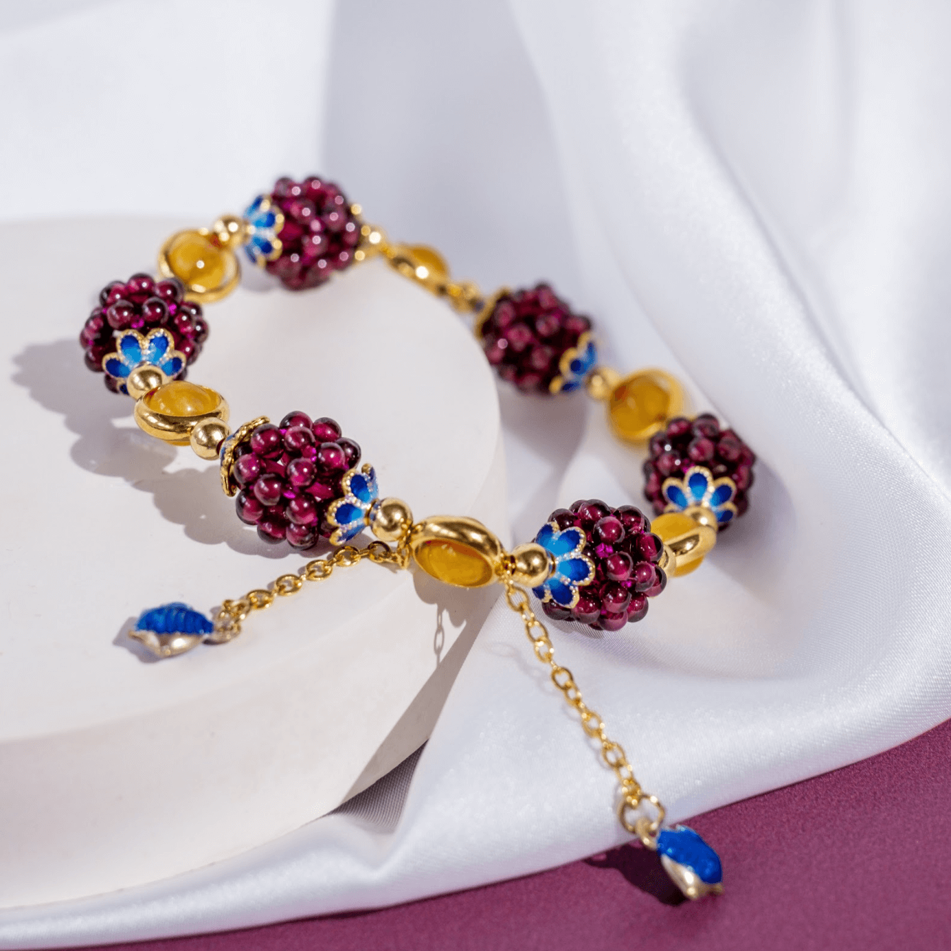 Granaat Edelsteen Granaatappel Armband