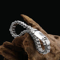 Verzilverde Plated Gebedswiel Armband