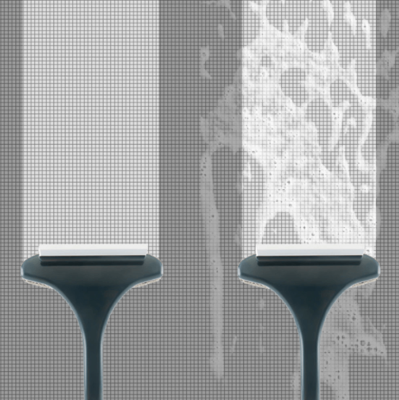 2-in-1 Raamhor Schoonmaakborstel