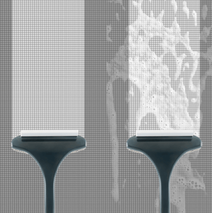 2-in-1 Raamhor Schoonmaakborstel