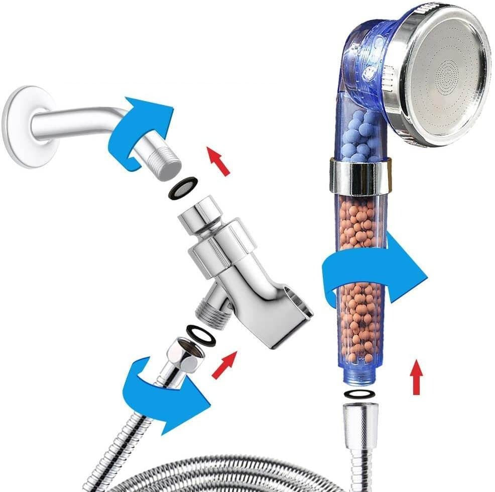Eco Douchekop | Filtert het water automatisch