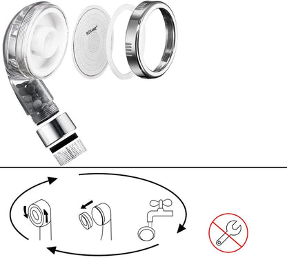 Eco Douchekop | Filtert het water automatisch