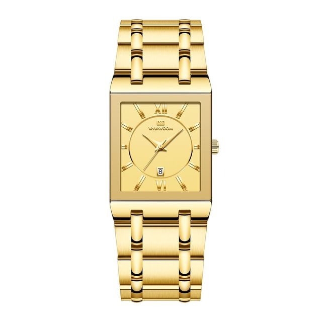 Gouden Vierkant Horloge