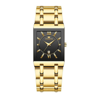 Gouden Vierkant Horloge