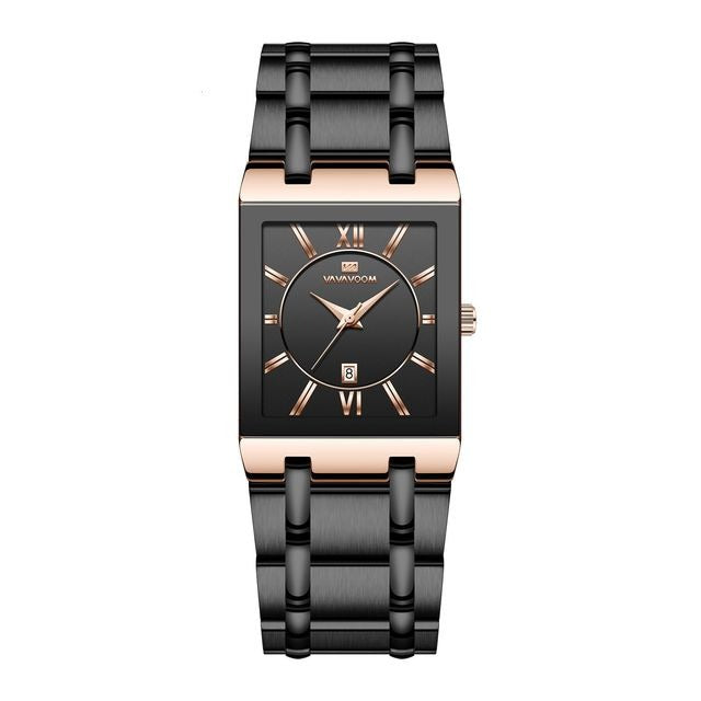 Gouden Vierkant Horloge