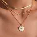 Meerlaagse Choker Zonneschijn Ketting