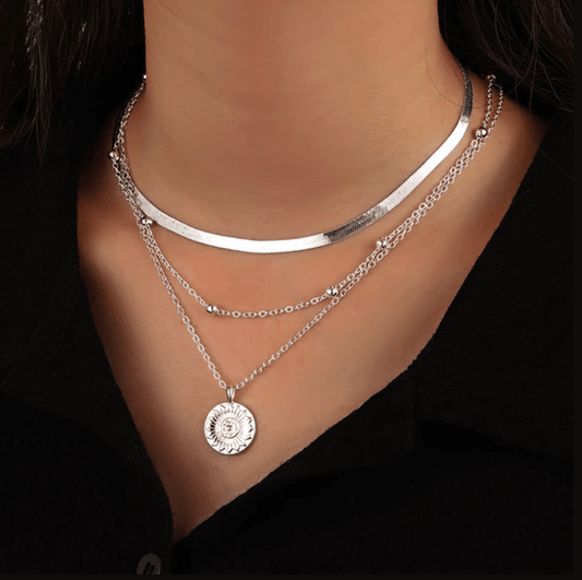 Meerlaagse Choker Zonneschijn Ketting