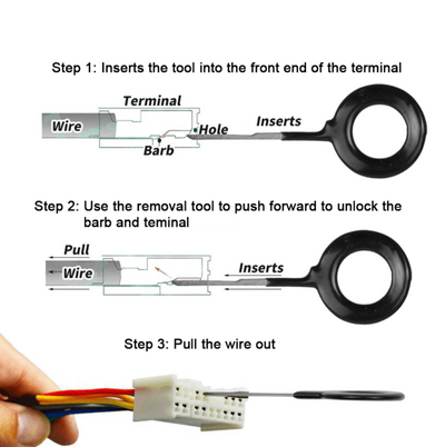 Auto Draad Stekker Terminal Verwijderen