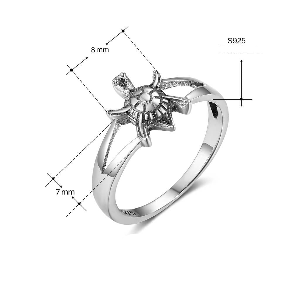 Zeeschildpad Ring