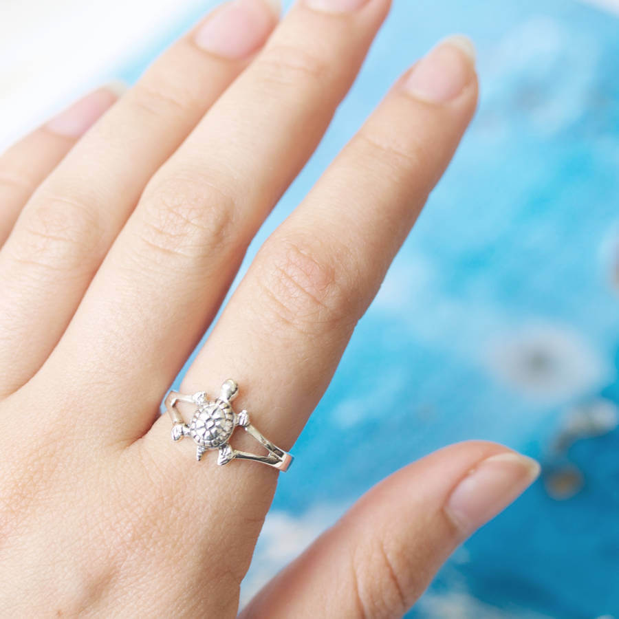 Zeeschildpad Ring